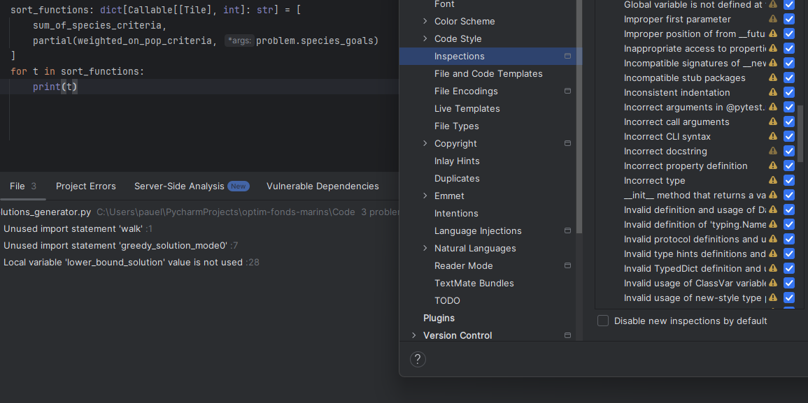 PyCharm does not check all types correctly for some reason – IDEs ...