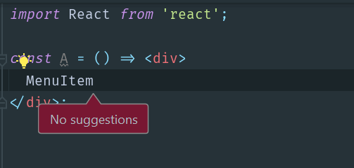 Code completion not working for nested JSX tags – IDEs Support ...