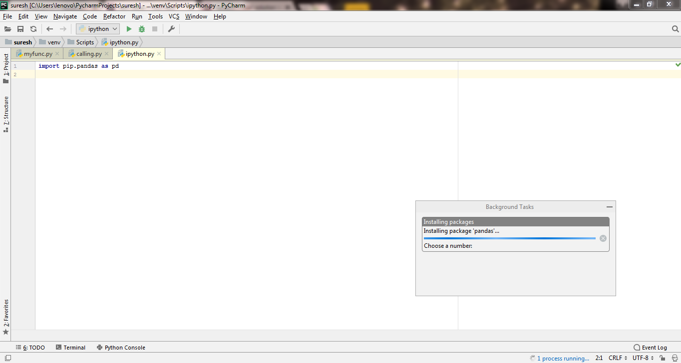 not able to install pandas – IDEs Support (IntelliJ Platform) | JetBrains
